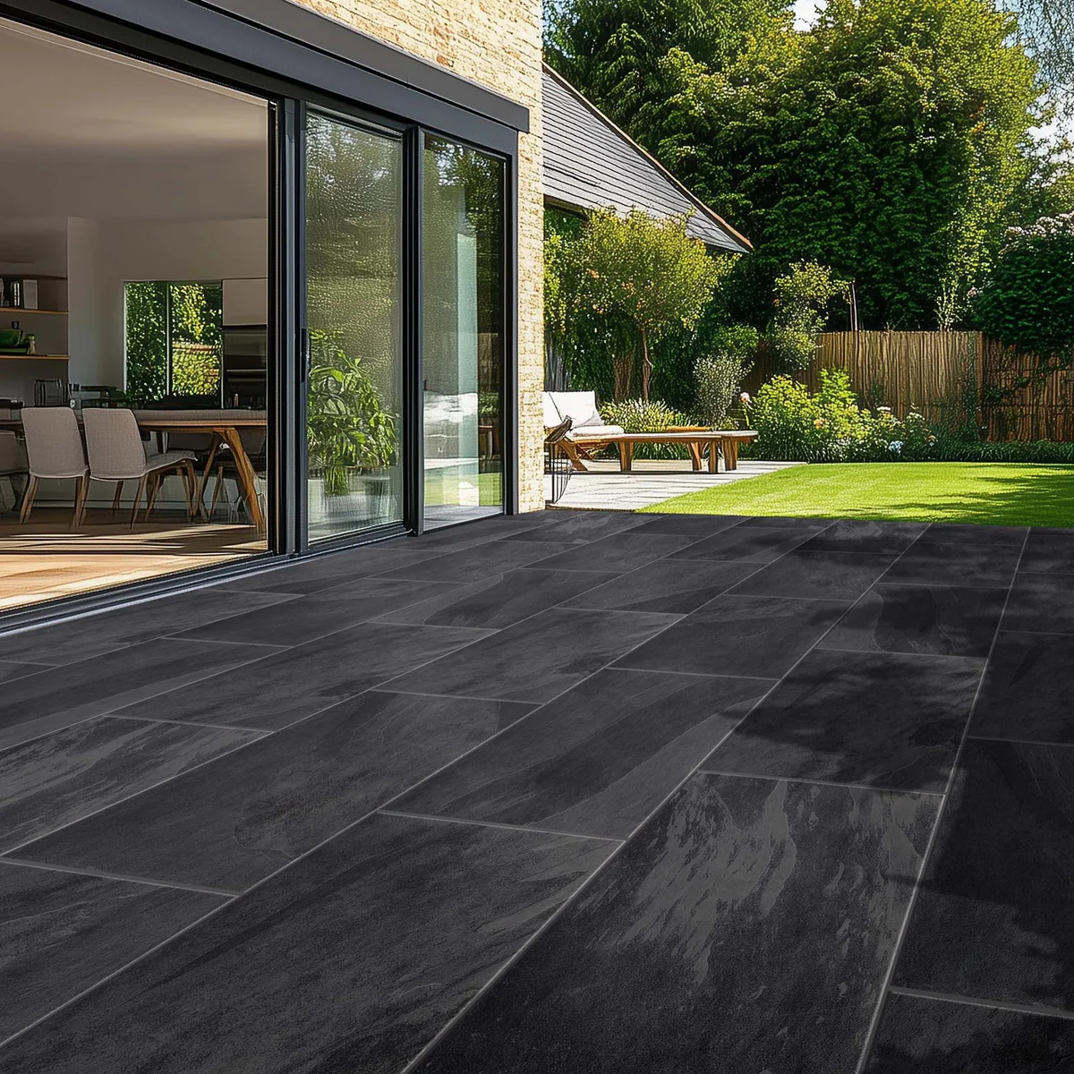 Brazilian Black 2cm Outdoor Tile