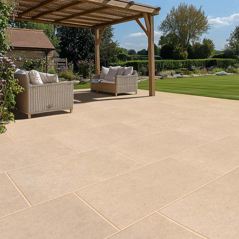Dijon Limestone 2cm Outdoor Tile