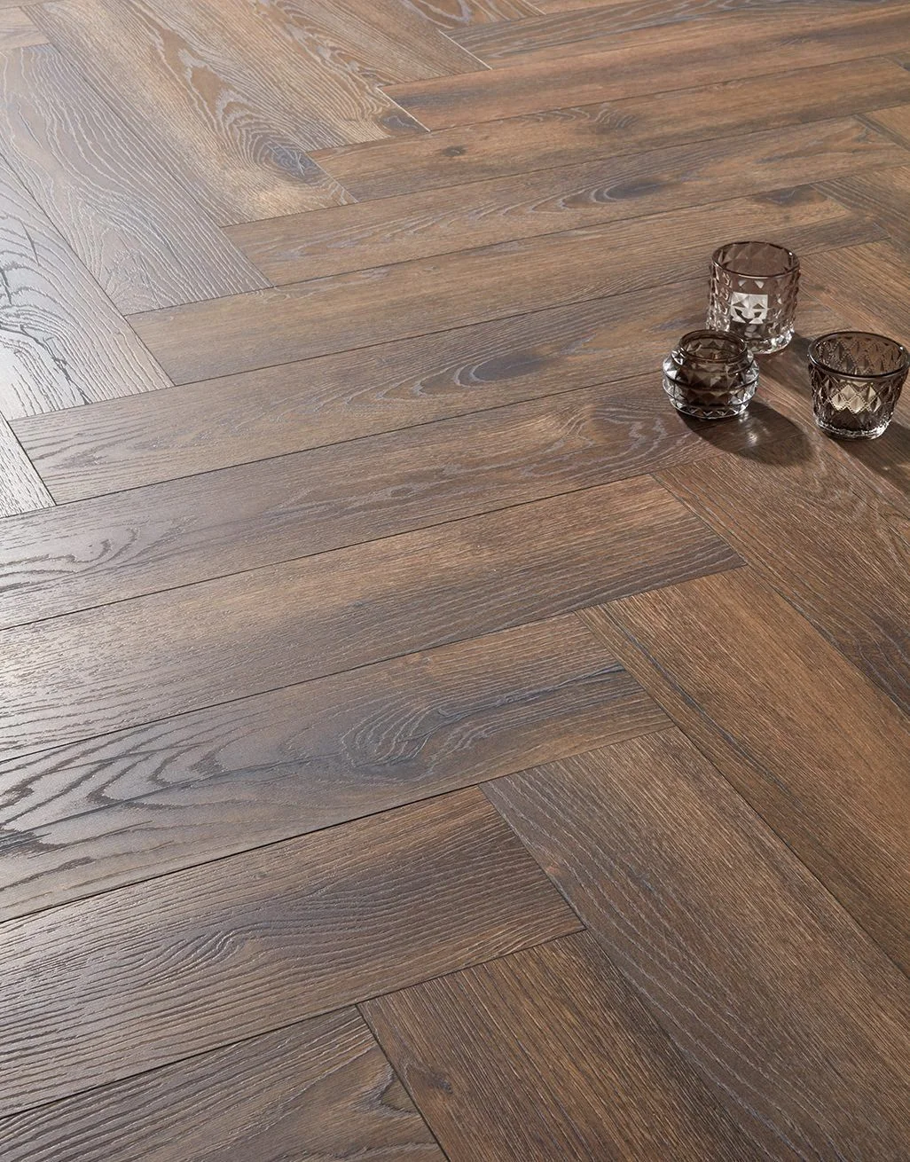 Espresso Oak Herringbone Luxury — view 2