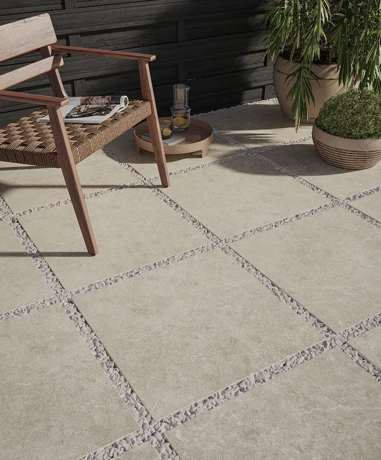 Everscape Valletta Beige Outdoor Tile