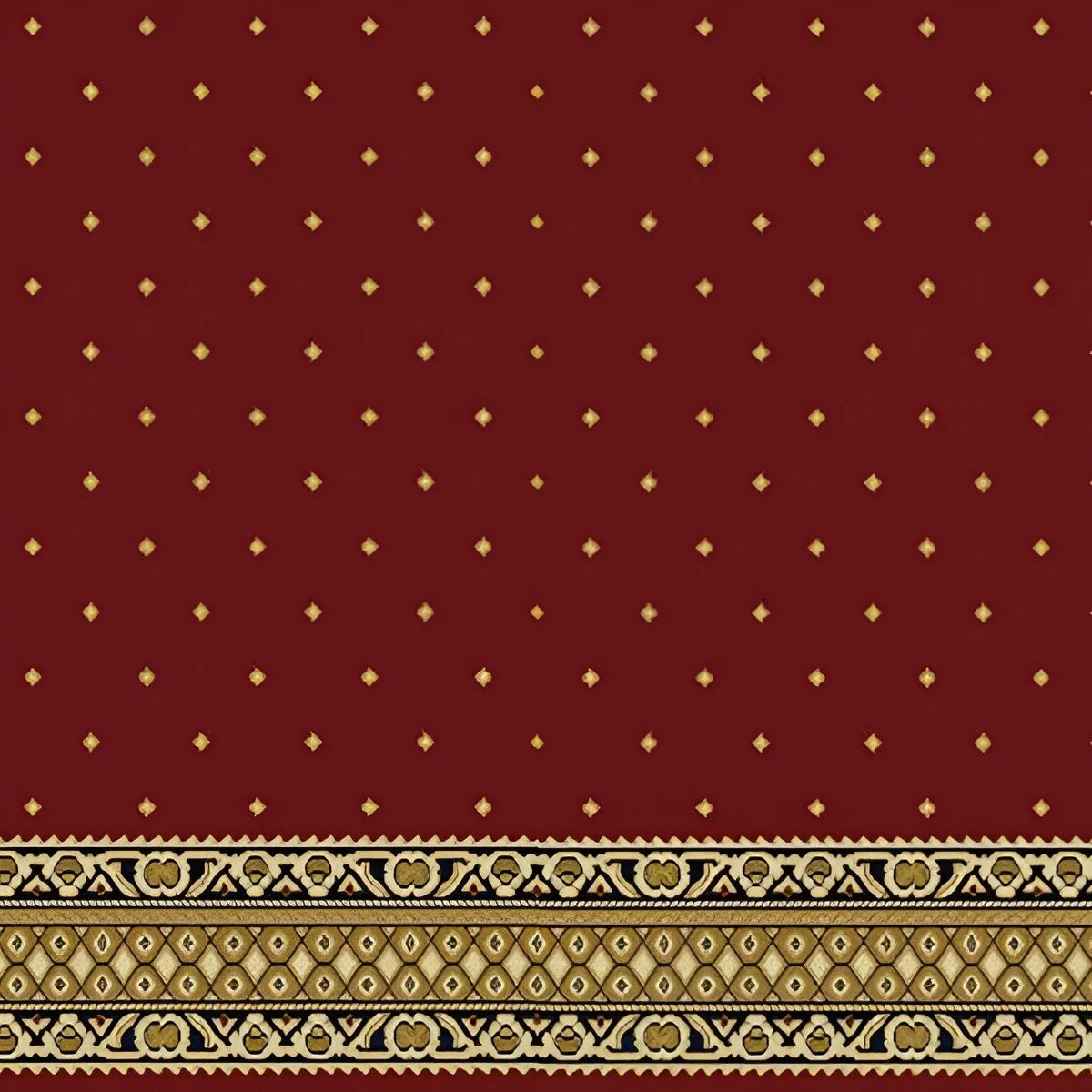 Kashmir Plain Mosque Carpet — view 2