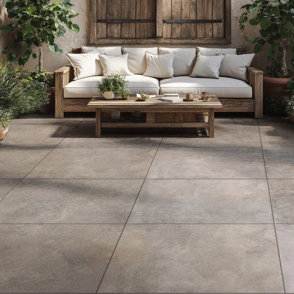Stiled Ashby Grey 20mm Outdoor Tile