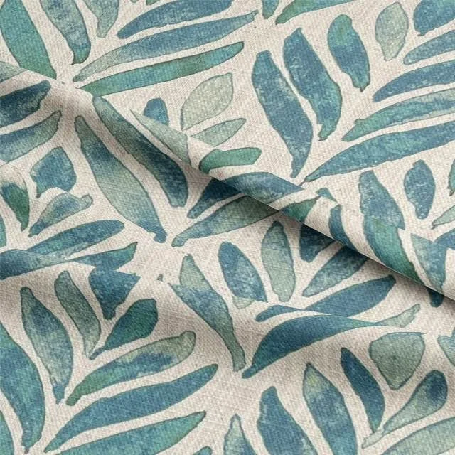 Watercolour Leaves Upholstery Fabric — view 2