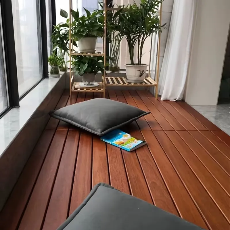 WPC Deck Tiles 6pcs Waterproof — view 2