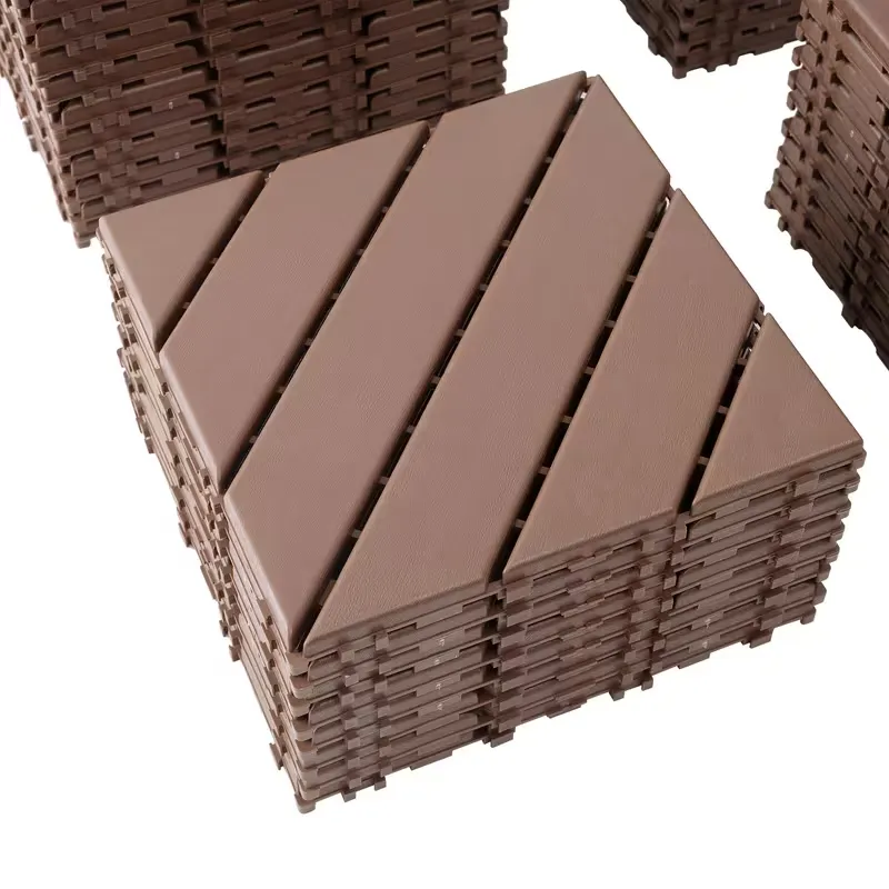 WPC Decking Tiles 44pcs Interlocking — view 2